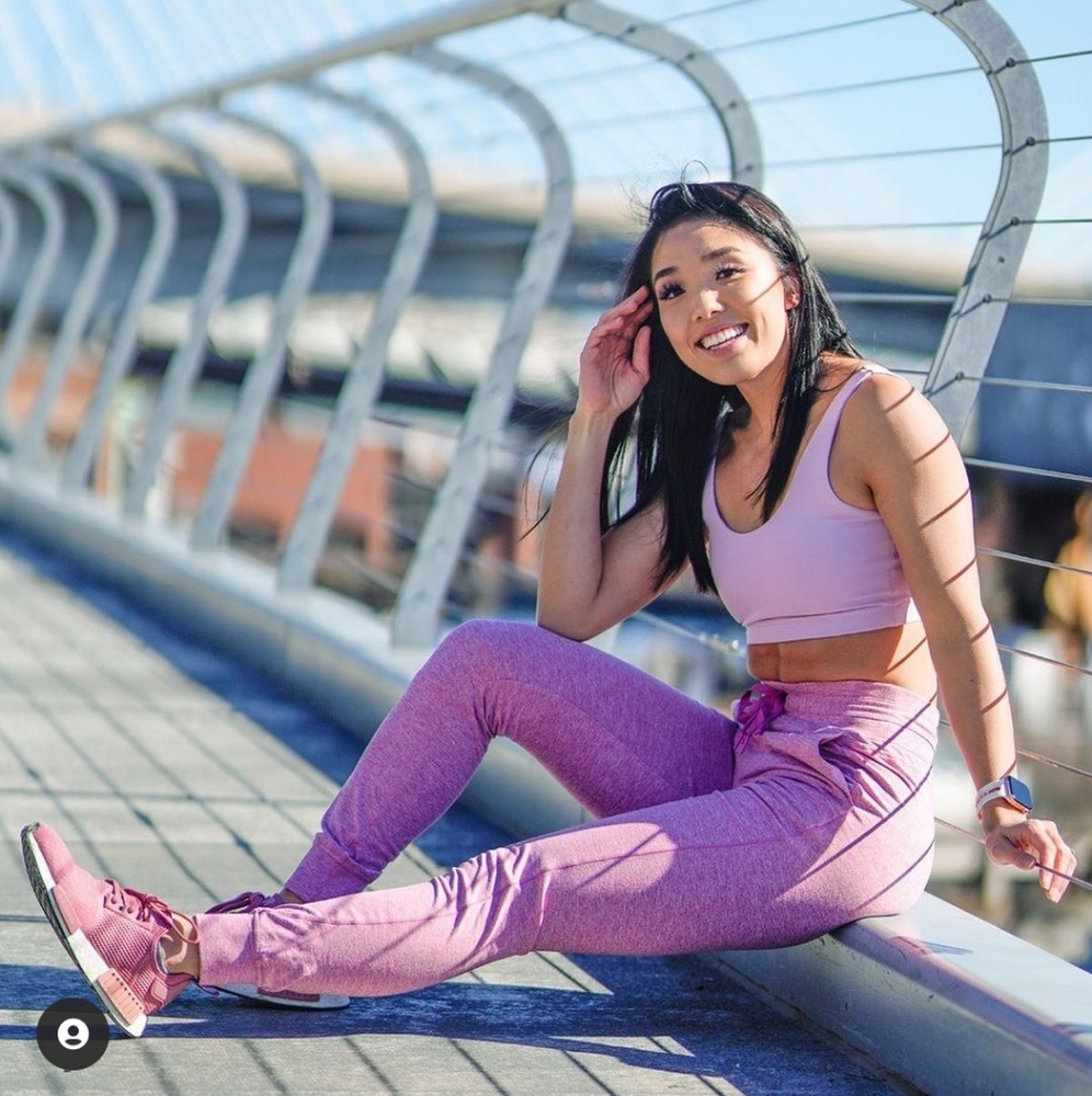 Balance Athletica Medium Pink Heathered Joggers